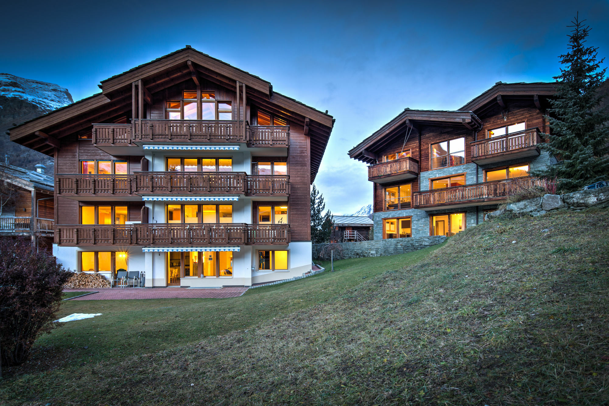 Ferienhaus Casa Luna Цермат Екстериор снимка